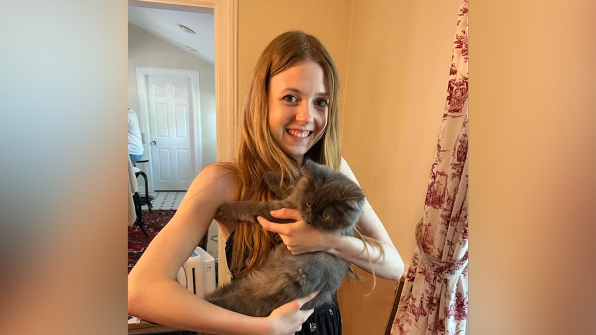 Bethany MaGee holding a cat