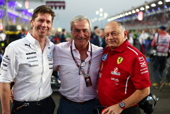 Carlos Sainz Sr, Frederic Vasseur, Ferrari, James Vowles, Williams