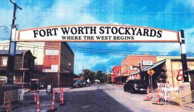 New West Exchange Sign Highlights Fort Worth Stockyards