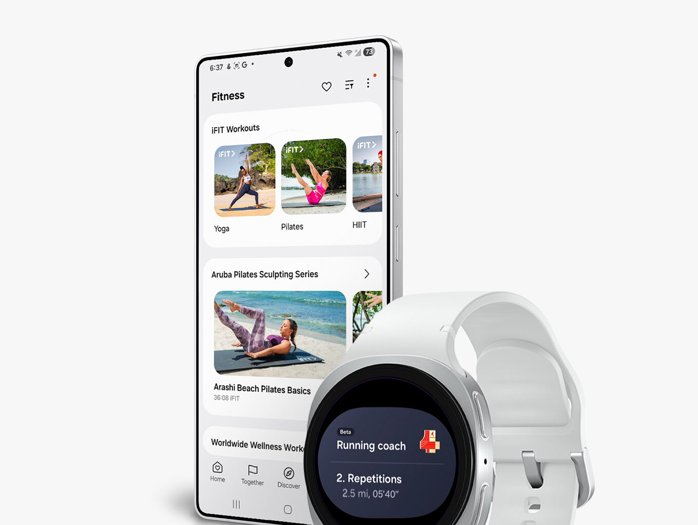Samsung Health Now Features Exclusive Fitness Experiences from iFIT