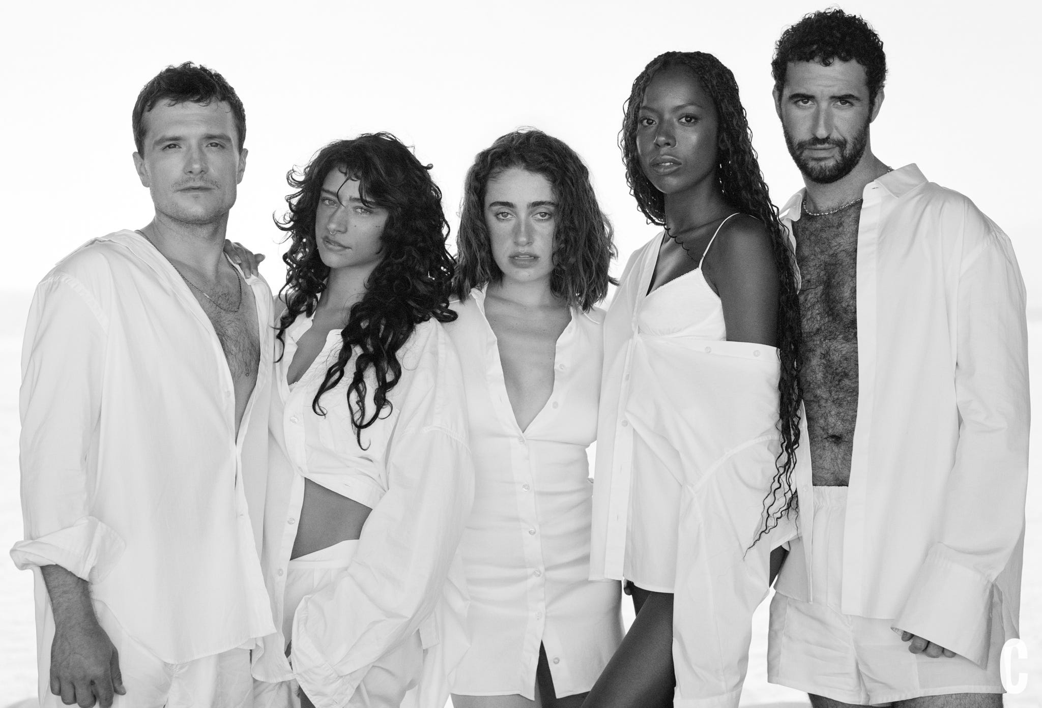 the cast of "i love la" smizing into camera