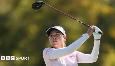 Jeeno Thitikul in action at the CME Group Tour Championship