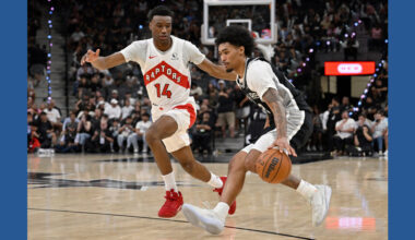 Spurs rookie guard Dylan Harper is active vs. Blazers after missing 3 1/2 weeks with calf injury