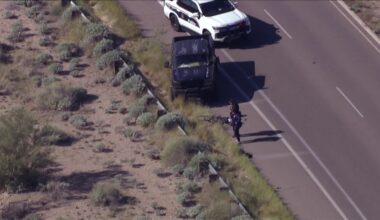 Male bicyclist seriously hurt after crash in north Phoenix