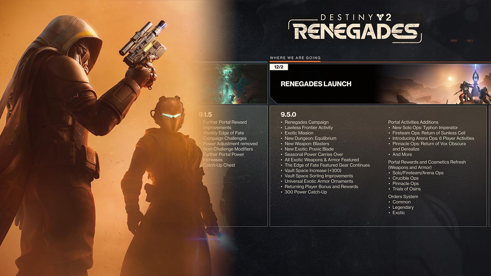 Bungie Finally Reveals Destiny 2 Renegades Roadmap, Here’s Everything Coming