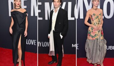 Jennifer Lawrence, Robert Pattinson, Suki Waterhouse and more