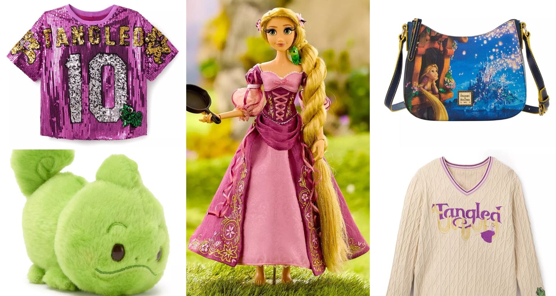 Tangled 15th Anniversary Dooney & Bourke Bags, Her Universe Apparel, Japan Plush and More Online