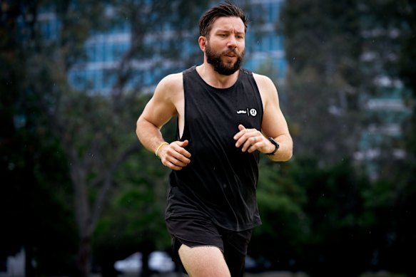 Locky Warner’s workout may be more beneficial than his exercise tracker is giving him credit for.