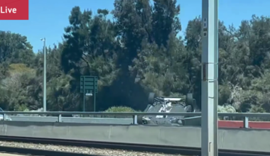 Two people arrested after crashing stolen car