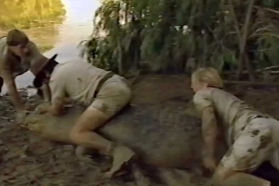 Australia Zoo/Instagram Steve Irwin and Old Faithful on 