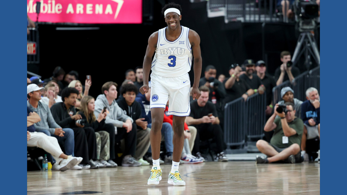 A busy summer that included observing WNBA's Aces helped prepare BYU's AJ Dybantsa for college debut