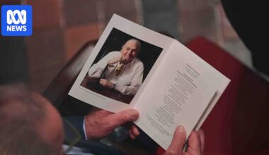 Radio titan John Laws farewelled at state funeral at Sydney cathedral