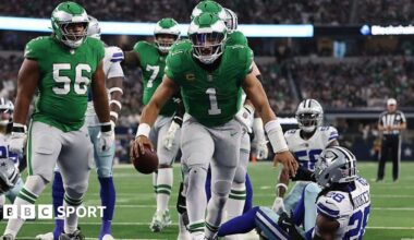 NFL LIVE: Week 12 Scores, results, live updates & commentary as Chiefs win in overtime, follow Eagles v Giants, Shedeur Sanders first start