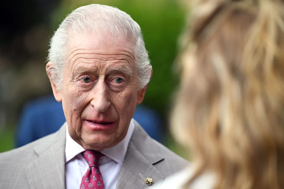 Getty King Charles in Rome, Italy on April 10, 2025