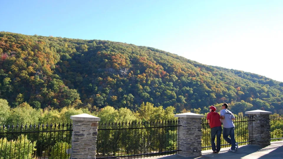 Harpers Ferry Mountains in West Virginia