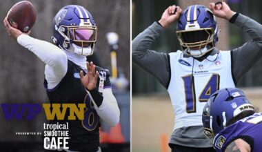 Lamar Jackson, Kyle Hamilton Return to Ravens Practice