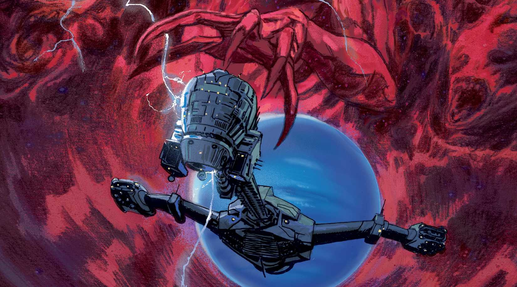 Event Horizon Dark Descent Comic Art of Ship and Demon