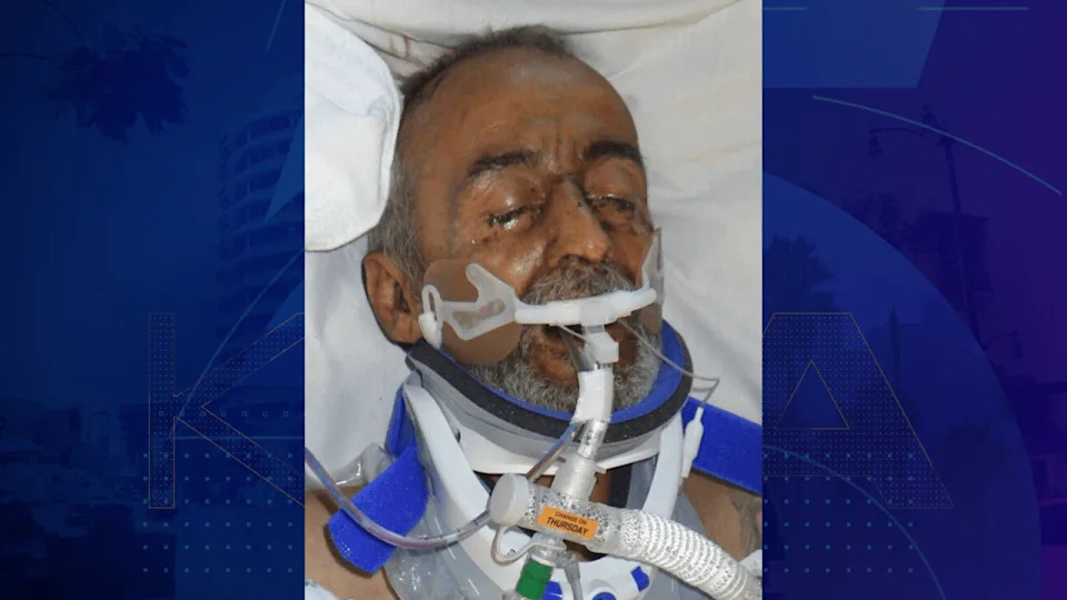 A male patient in his early 60s was found injured near 800 N. Lorena St. in Boyle Heights by the 60 Freeway on Oct. 28, 2025. (Los Angeles General Medical Center)