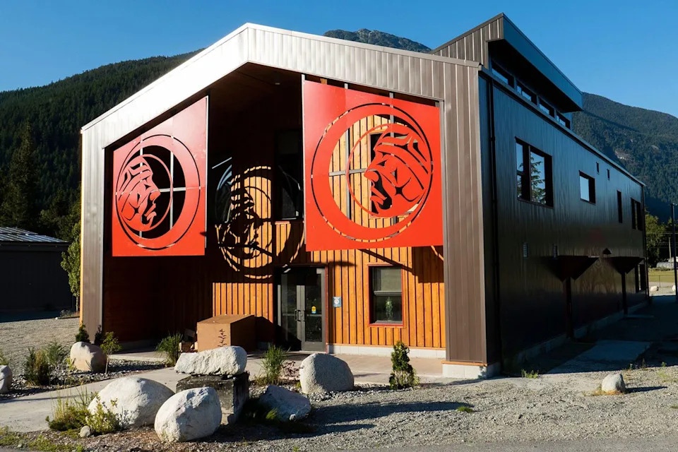 Alamy The school in Bella Coola, British Columbia, Canada.