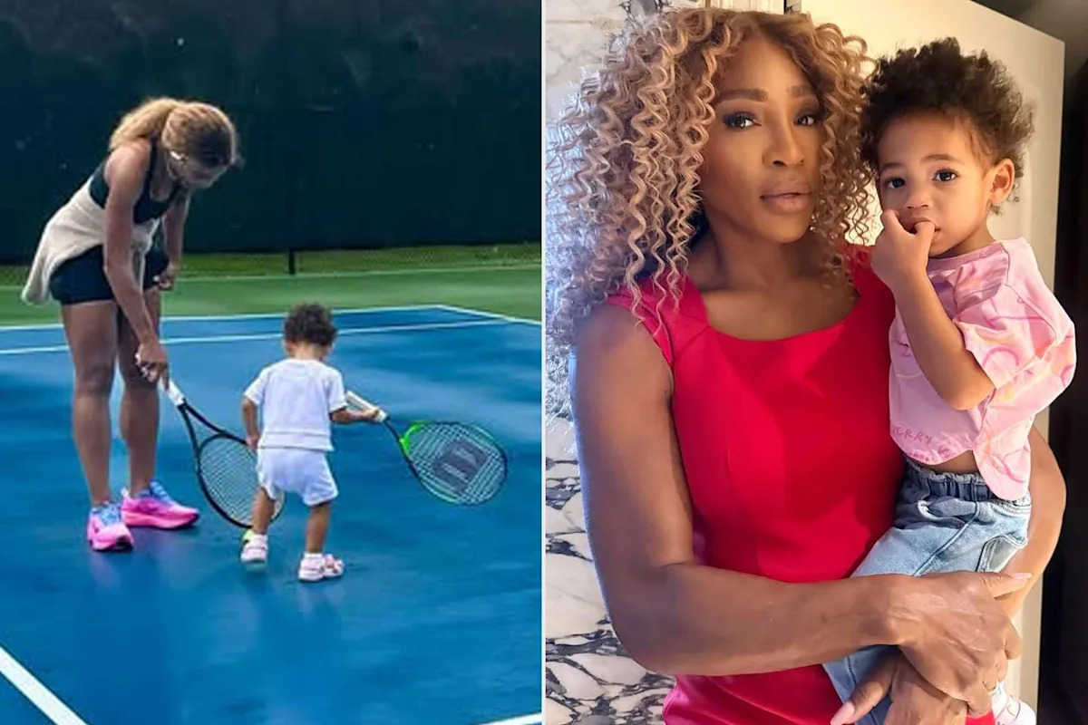Serena Williams Shares Her 'Passion' for Tennis with 2-Year-Old Daughter Adira in Rare Courtside Snaps