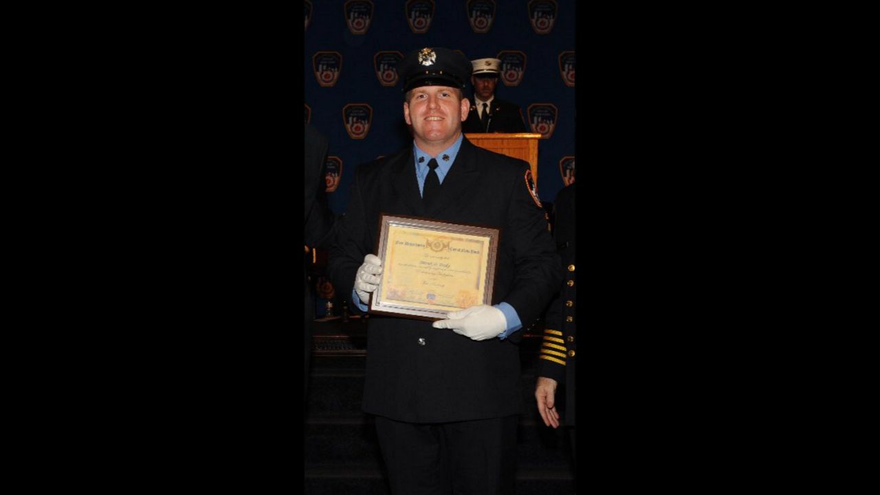 A photo of fallen firefighter Patrick Brady provided by the FDNY.