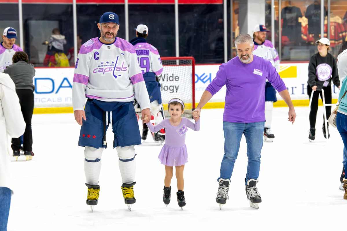 Hijinks ensue at Capitals’ annual Hockey Fights Cancer skate: ‘It’s a very important day for us’