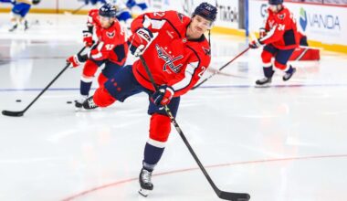 Brandon Duhaime is on the precipice of tying a Capitals franchise record