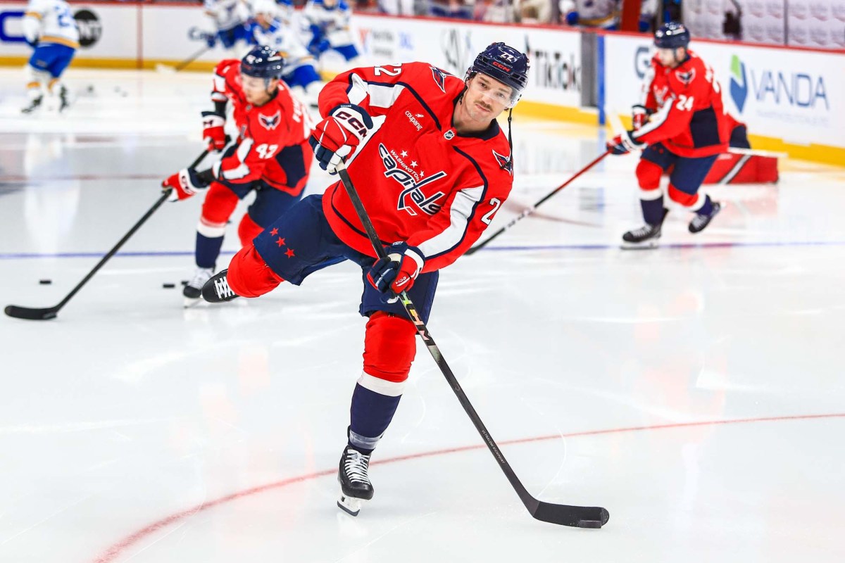 Brandon Duhaime is on the precipice of tying a Capitals franchise record