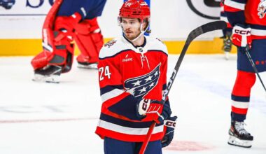 Connor McMichael relieved to snap nine-game goalless streak after move back to wing: ‘I haven’t been playing at the level I want to’