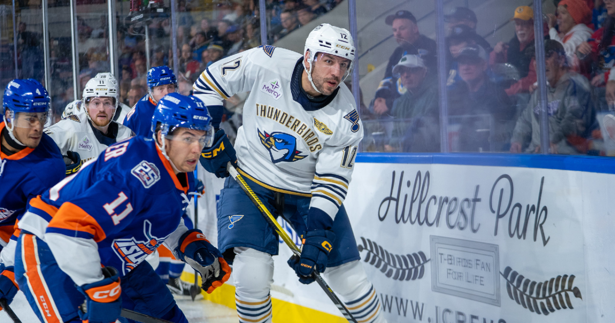 Springfield Thunderbirds | T-Birds Fall to Isles in Lucic's Debut