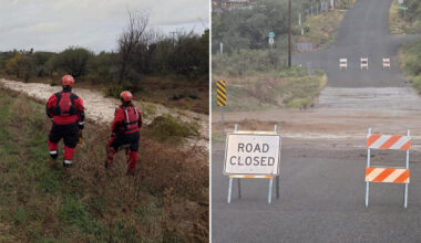 Search crews are working to find a 70-year-old Arizona man whose car was swept away in a flash floo...
