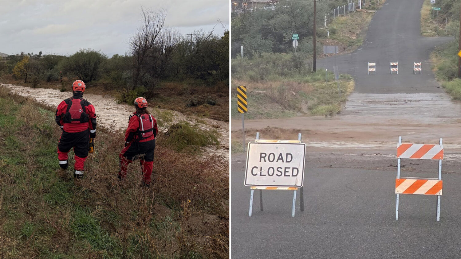 Search crews are working to find a 70-year-old Arizona man whose car was swept away in a flash floo...