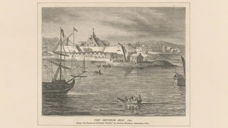 Fort Amsterdam  NYPL