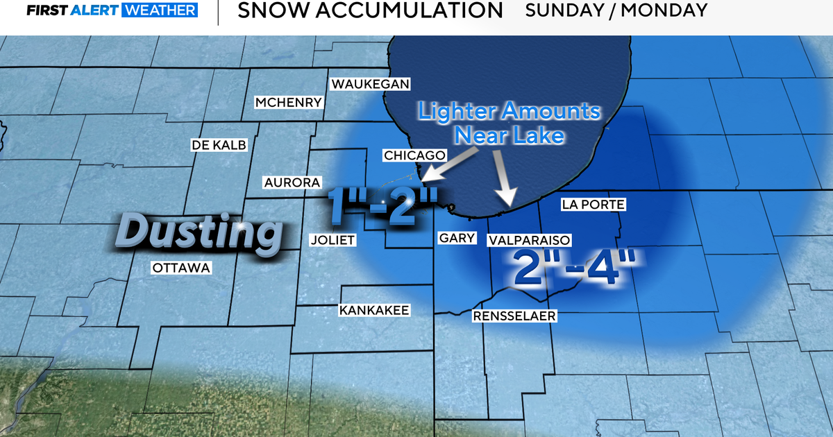 Snow may interfere with Monday morning commute in Chicago area