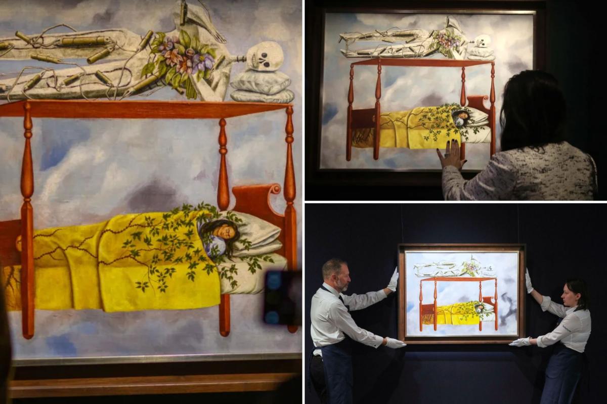 Frida Kahlo self-portrait poised to shatter auction records