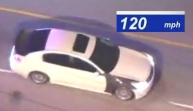 Police chase suspect clocked at going 120 mph across LA County