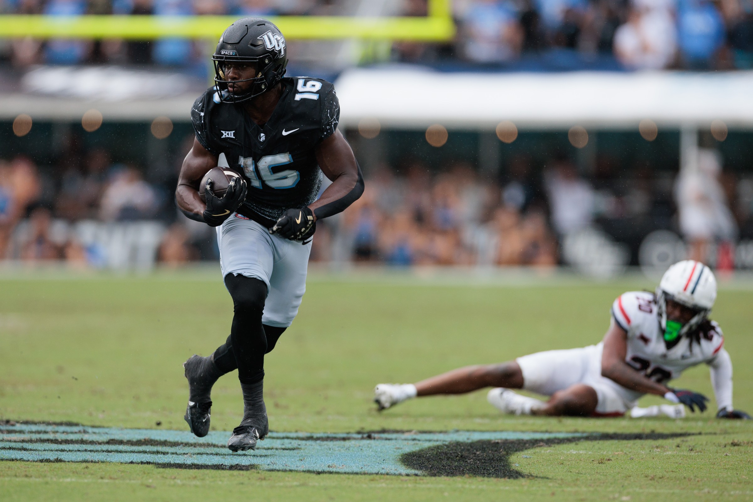 UCF defeated Arizona 56-12 in the 2024 Space Game.