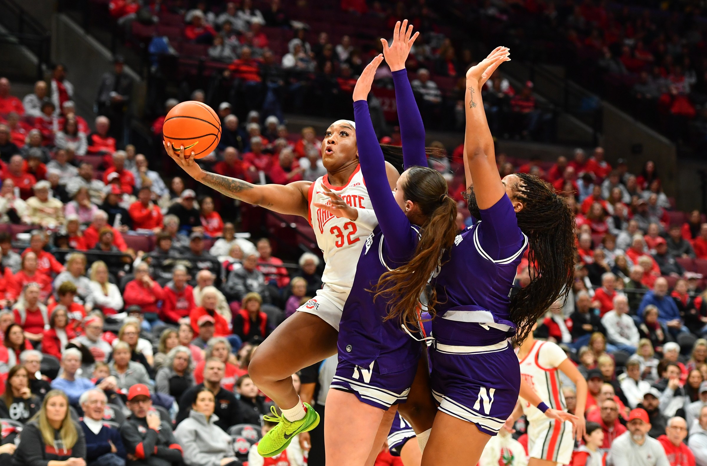 McMahon attacks the basket with reckless abandon, putting constant pressure on opposing defenses.