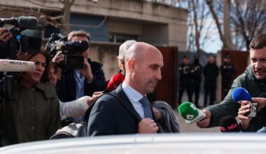 Ex-Spanish soccer boss who kissed player at World Cup is pelted by eggs at book presentation