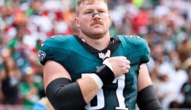 Eagles Injury Report: Cam Jurgens misses practice again