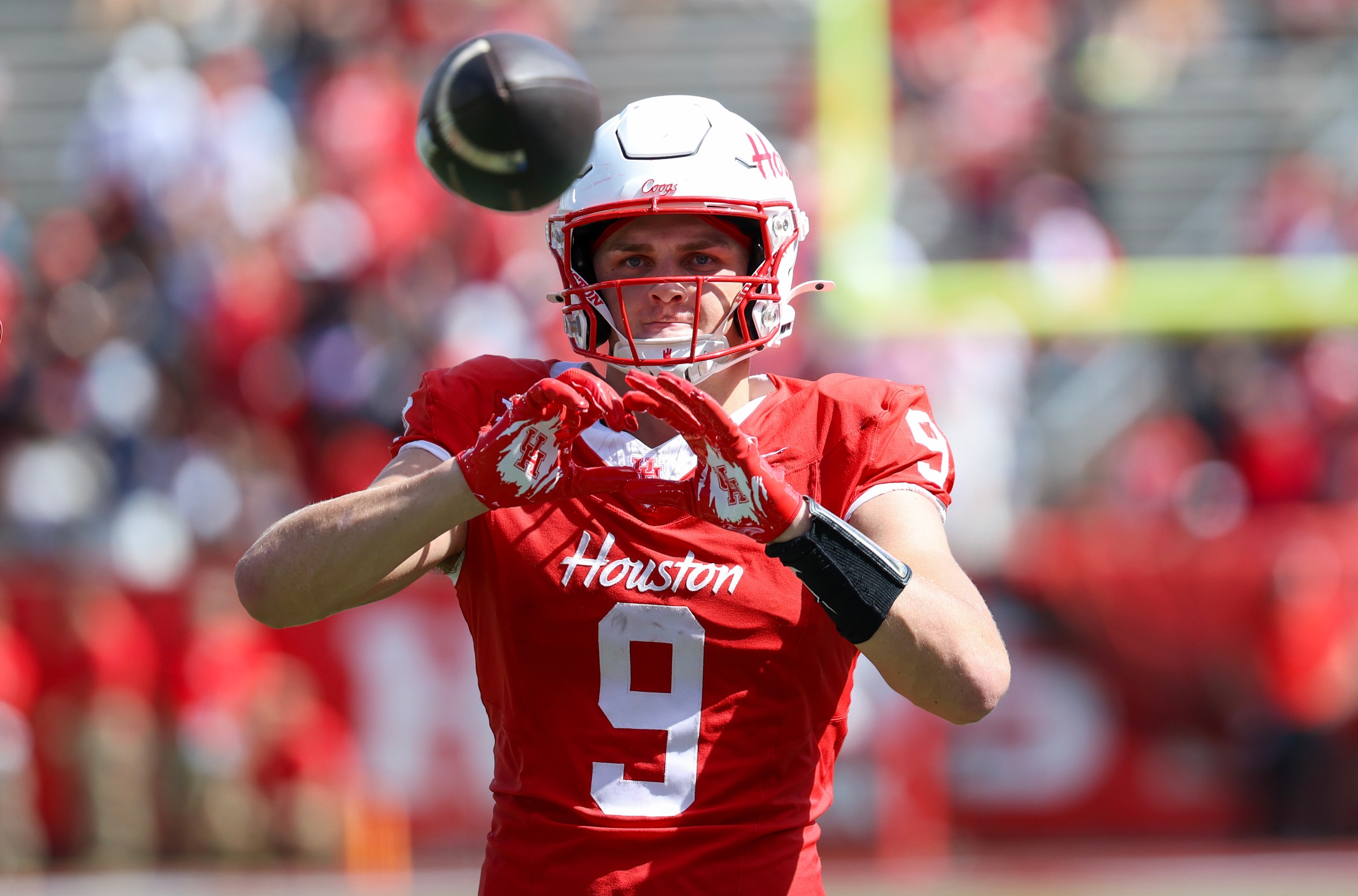 Houston TE Tanner Koziol has 5+ receptions in seven of nine games this year.
