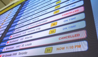 More than 250 flights canceled at New York City's major airports Monday amid government shutdown