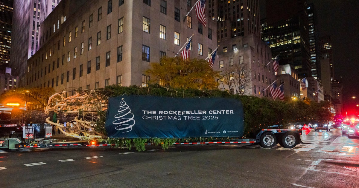 Rockefeller Center Christmas tree arrives in NYC for 2025 holidays