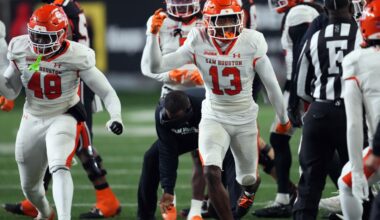 Sam Houston picks up first win in 21-17 rally at Oregon State