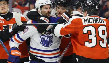Matvei Michkov scores in third straight game, but Philadelphia Flyers lose to Edmonton Oilers in OT
