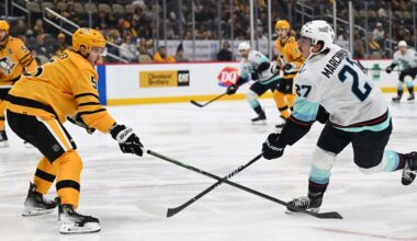 Penguins/Kraken Recap: Pens battle, but fall in OT to Seattle
