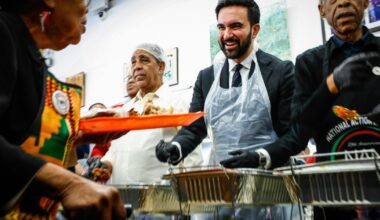 NYC Mayor-elect Zohran Mamdani joins New Yorkers giving back on Thanksgiving