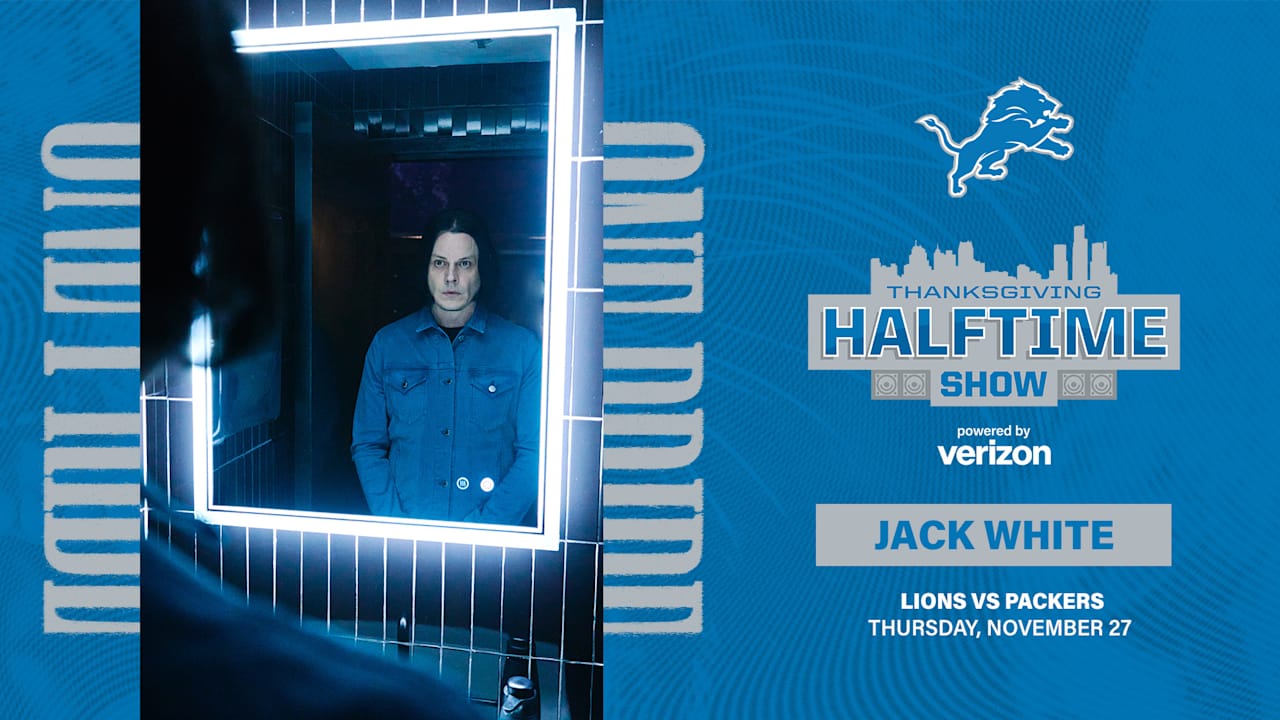 Detroit Lions Thanksgiving Halftime Show powered by Verizon to feature performance by Detroit rocker Jack White