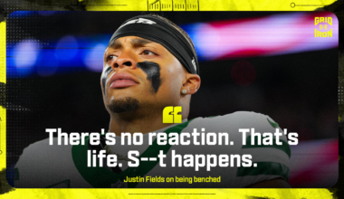 Justin Fields Says 'S--t Happens' as Jets Benched Him for Tyrod Taylor vs. Ravens