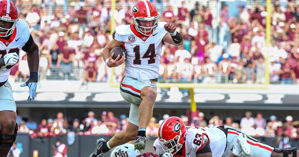 Georgia QB Gunner Stockton vs. Mississippi State